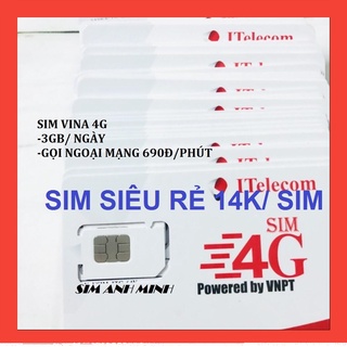 Sim Itelecom V77 gọi ngoại mạng chỉ 690đ/ phút, miễn phí 3GB/ ngày, gọi nội mạng free