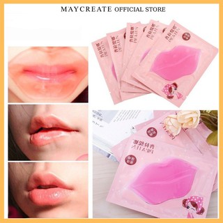 Mặt nạ Môi Collagen Nourish Lips Membrane Mask với thành phần Vitamin E và Acid Hayluronic…. giúp giảm thiểu nếp nhăn