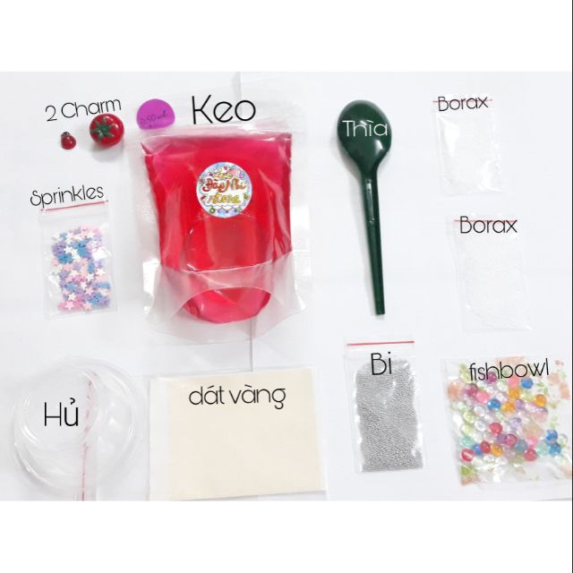 KIT SLIME Red Pie/Kit slime/combo slime