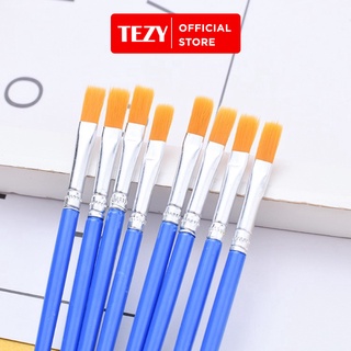 Bộ cọ vẽ tranh set 6/12 cây lông mềm bền màu vàng vẽ màu nước, tô tượng hàng loại đẹp