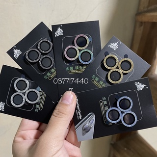 Bộ dán bảo vệ mắt camera kim cương nhũ titan iPhone 13 Mini, 13, 13 Pro, 13 Pro Max Cực lấp lánh nổi bật