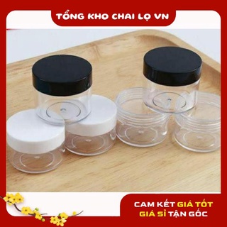Hủ Đựng Kem ❤ SIÊU RẺ ❤ Hũ nhựa Tròn 20g đựng mỹ phẩm, phụ kiện du lịch