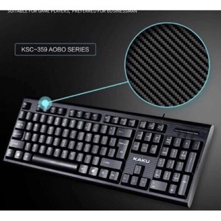 Bàn Phím Kaku KSC 359 Chống Nước, 104 Phím Siêu Bền