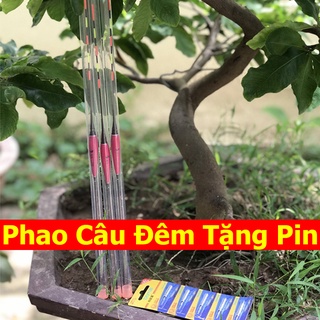 [Phao Câu Đêm] Phao Câu Đài Ban Đêm Tặng Kèm Pin Siêu Sáng