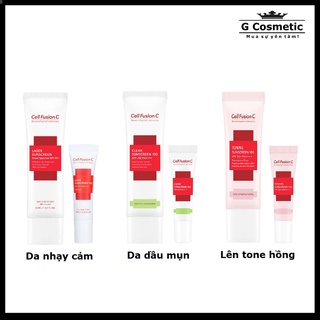 Kem chống nắng Cell fusion C các màu