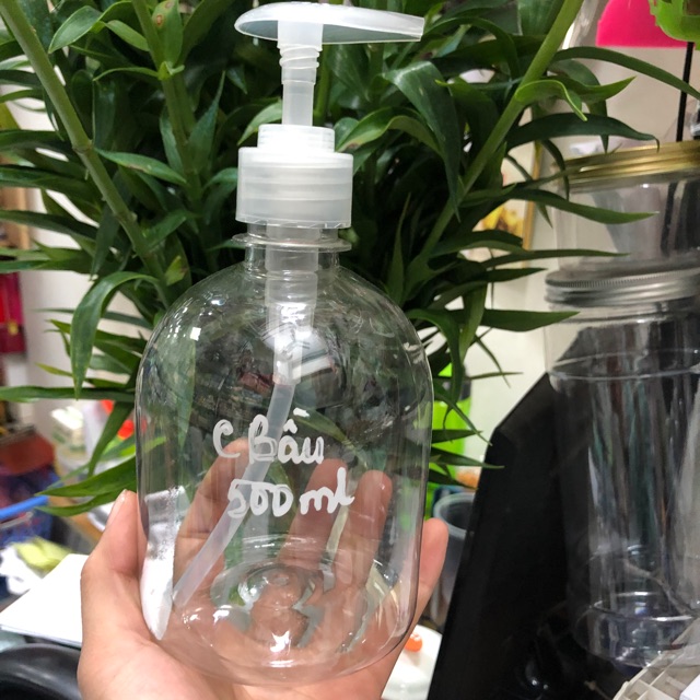 Chai vòi ấn 500ml