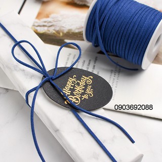 [HCM] Dây da lộn 3mm dài 10 mét giá tốt