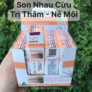 Son Dưỡng Môi Rebirth Nhau Thai Cừu Chống Khô Và Nứt Nẻ*ShopSangTayNinh