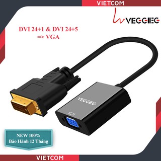 Cáp DVI To VGA - Hàng chính hãng VEGGIEG