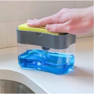 Hộp Nhả Dầu Rửa Bát Kèm Miếng Rửa Bát Cho Nhà Bếp