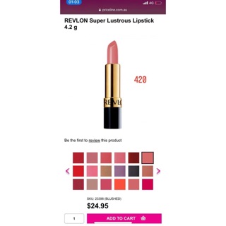 REVLON Super Lustrous Lipstick