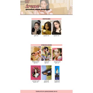 Có sẵn lẻ card off thành viên Red Velvet - Irene