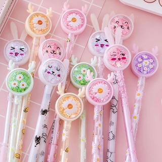 Bút bi mực gel đen nhiều hình ngộ nghĩnh