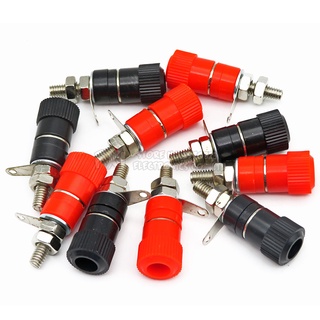 Set 5 Phích Cắm Bắp Chuối JS-910B 4MM Màu Đen Đỏ