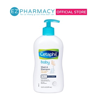 Sữa tắm gội dịu nhẹ cho bé Cetaphil Baby Wash &amp; Shampoo with Organic Calendula 230ml/400ml
