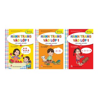 Sách - Combo Hành Trang Vào Lớp 1: Làm Quen Với Toán (3 Tập)