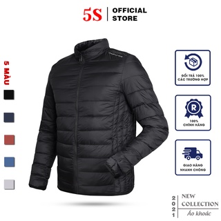 Áo Khoác Nam 5S Chần Bông Cao Cấp, Siêu Nhẹ, Mềm Mịn, Siêu Ấm, Phom Trẻ Trung (AKC21001)