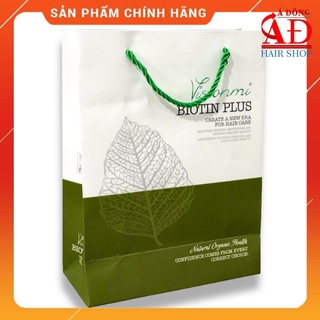 TÚI GIẤY NHÃN HIỆU BIOTIN COLLAGEN VISIONMI ĐỰNG DẦU GỘI XẢ MỸ PHẨM