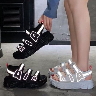 ( 2 màu ) Sandal Dép Nữ Học Sinh 3 Quai Phản Quang Dáng Hàn quốc [FREESHIP