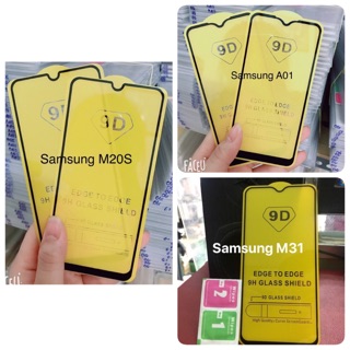 Kính Cường Lực Full 9D Samsung M31/A01/M20S