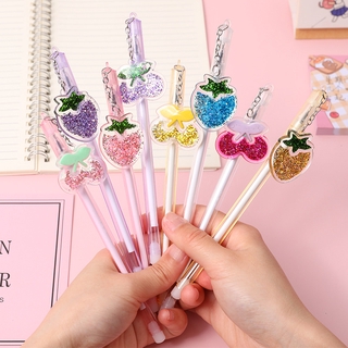 Bút nước tag hoa quả nhũ chảy - Thỏ Hồng