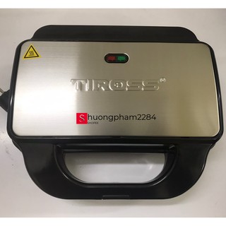 Máy kẹp nướng bánh mỳ Sandwich Tiross TS9655 - Bảo hành chính hãng 12 tháng