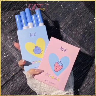 Set son 5 cây son  KTE trái cây kem lì lâu trôi dùng trang điểm son môi giá rẻ đẹp