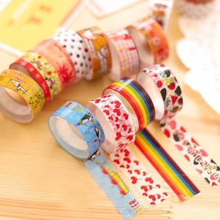 Cuộn Băng Dính WASHI hoạ tiết ngẫu nhiên