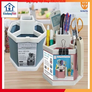 Khay đựng bút, cắm điều khiển lục giác Nhựa Việt Nhật
