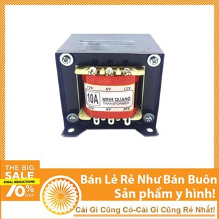 Biến Áp Đối Xứng 10A 12V 0 12V, 30V 0 30V