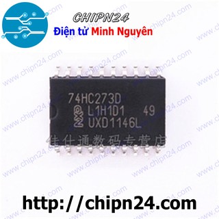 [2 CON] IC 74HC273 SOP-20 7.2mm (SMD Dán) (74HC273D 74273)
