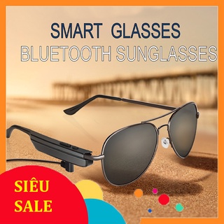 Kính Mắt Kiêm Tai Nghe Bluetooth - Chất Liệu Polarized Chống Tia Cực Tím, Gọng Kim Loại, Tai Nghe Bluetooth Cực Đỉnh