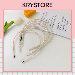 Bờm tóc nữ đính đá , băng đô tóc cao cấp Hàn Quốc Krystore BT02