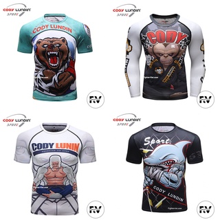 Áo MMA, Muay Thái, Jiu-Jitsu - Áo thể thao thun lạnh co dãn 4 chiều Cody Lundin Sport