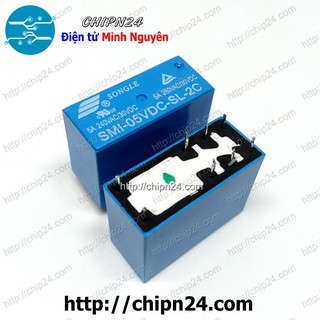 [1 CON] RELAY SMI-05VDC-SL-2C 8 CHÂN 5V 5A