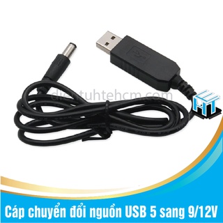 Cáp chuyển đổi nguồn USB 5V sang 9V,12V