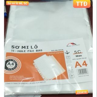 Sơ mi lỗ đựng tài liệu trung 5C