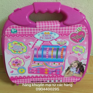 đồ chơi xâu vòng ngọc trai cho bé