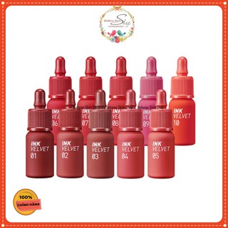 Son Ink / Son kem lì Peripera Ink Velvet Tint bản 2019 [Vỏ đỏ + Vỏ hồng] Chính hãng