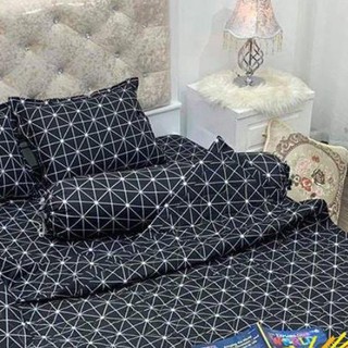 Vỏ gối ôm Cotton Poly 30x100cm có dây rút,được chọn mẫu trên bài,kẻ bàn cờ