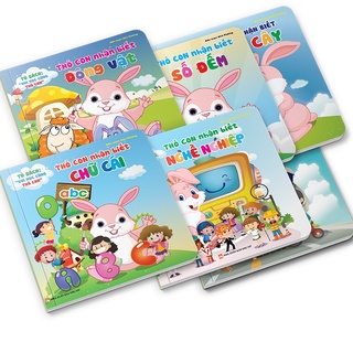 Sách - Combo Tủ Sách Vui Học Cùng Thỏ Con ( 6 Cuốn )