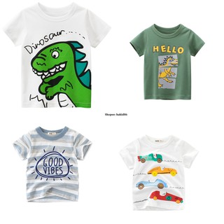 Quần áo trẻ em_áo bé trai 27kids cotton bé trai hè 2021 (10-33kg)
