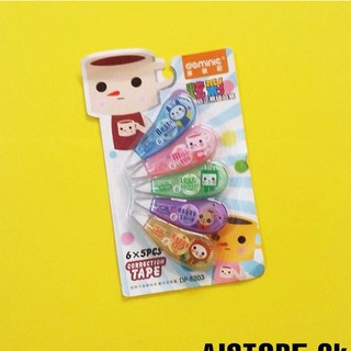 [GIÁ SỈ] 1 Vỉ - 5 Cây Bút Xoá Kéo Băng Dán Siêu Dai Xuất Xứ Nhật Bản