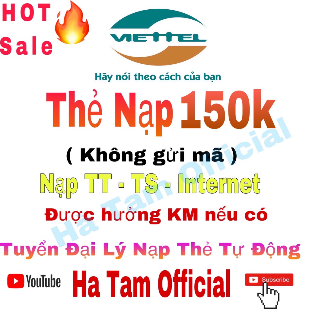 Thẻ Viettel 150k