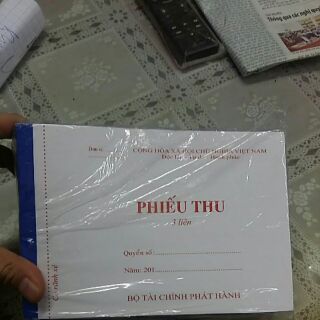 [RẺ VÔ ĐỊCH] Phiếu thu, phiếu chi, hóa đơn, xuất nhập kho...2 và 3  liên giấy cacbon dày bìa couche