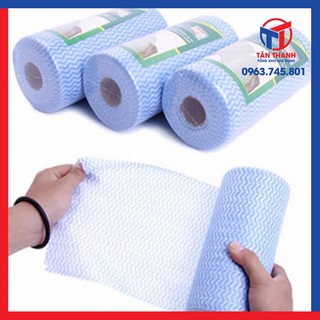 [Bán giá gốc] Cuộn giấy lau đa năng bằng vải không dệt ( cuộn 50 tờ )