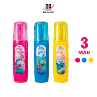 Bút xoá nước , bút xóa hình Bumber dễ thương 12ml Deli - Hồng, xanh, vàng - 1 cái - EH10200