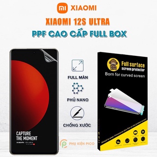 Dán màn hình Xiaomi 12S Ultra full màn hình dẻo trong suốt PPF chính hãng Moxiao Xing - Dán Màn hình Xiaomi Mi 12S Ultra
