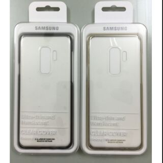 Ốp hãng clear cover trong viền màu samsung S9 plus