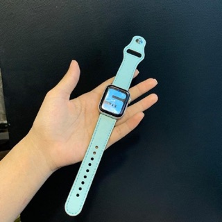 DÂY DA APPLE WATCH MÀU XANH MINT CỰC ĐẸP